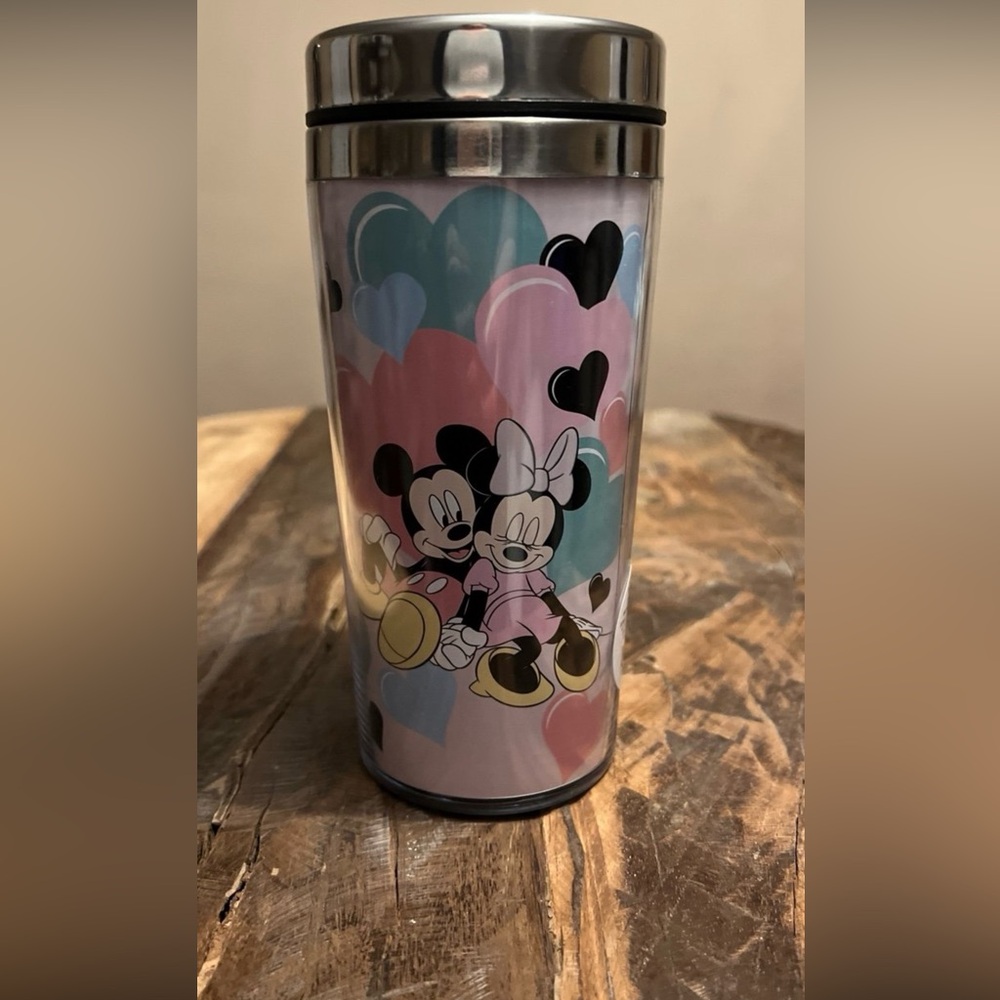 Disney Mickey & Minnie Mouse Travel Tumbler Stainless Steel